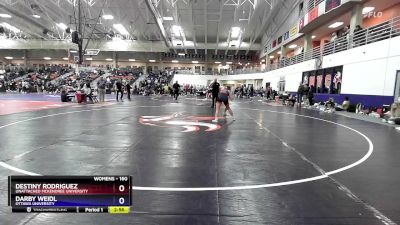 160 lbs Semifinal - Darby Weidl, Ottawa University vs Destiny Rodriguez, Unattached McKendree University