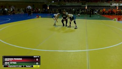 115 lbs Finals (8 Team) - Kray Wynia, K-M vs Jackson Penning, Adrian