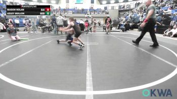 70-73 lbs Rr Rnd 1 - Mason Nolan, Blue Devil Wrestling vs Azley Mullon, Morrison Takedown Club