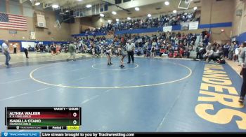 120lbs Cons. Round 5 - Isabella Otano, Chiawana (Girls) vs Althea Walker, R. A. Long (Girls)