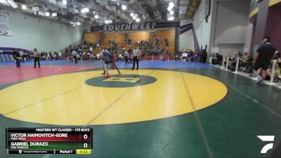 175 Boys Cons. Round 4 - Gabriel Durazo, San Marcos vs Victor Haimovitch-Gore, Mira Mesa