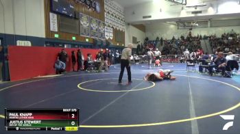138 lbs Quarterfinal - Justus Stewert, Rim Of The World vs Paul Knapp, Martin Luther King