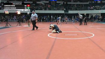 6-8 125 Quarterfinal - Landon Thomas, Poquoson Athletic Association vs Jameson Neise, Tabb Wrestling Club