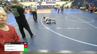 90 lbs Quarterfinal - Lincoln Chagnon, Mountain Home Flyers vs Dax Dickinson, Springdale Youth Wrestling Club