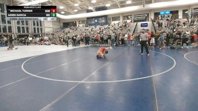 78 lbs Cons. Sub-quarters - Aiden Garcia, Billings Wrestling Club vs Michael Turner, Green River Grapplers Wrestling