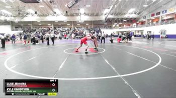 184 lbs 3rd Place Match - Kyle Knudtson, Eastern Oregon University (OR) vs Luke Jenness, Northwestern (Iowa)