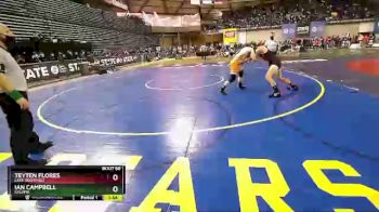 1 lbs Semifinal - Teyten Flores, Lake Roosevelt vs Ian Campbell, Kalama