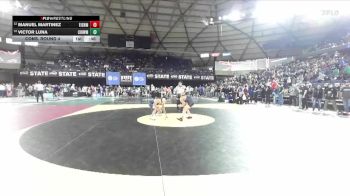 Boys 4A 132 lbs Cons. Round 4 - Victor Luna, Chiawana vs Manuel Martinez, Eisenhower