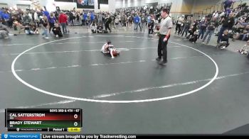 67 lbs Cons. Round 4 - Brady Stewart, WI vs Cal Satterstrom, MN