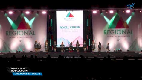 Cheer Force Elite - Royal Crush [2025 L1 Youth - D2 - Small - B Day 2] 2025 The Northeast Regional Summit