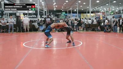 134 lbs Rr Rnd 2 - Vincenzo Mannello, GPS Red - HSC vs Justin Tuhari, Northeast Elites White - HSC