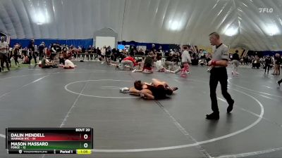 130 lbs Round 5 (8 Team) - Mason Massaro, FORGE vs Dalin Mendell, Warrior RTC