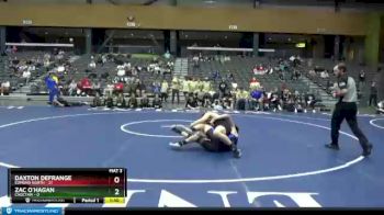 160 lbs Quarterfinals (8 Team) - Zac O`Hagan, Choctaw vs Daxton DeFrange, Edmond North