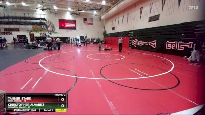 106 lbs Round 2 (4 Team) - Tanner Stark, Rock Canyon vs Christopher Alvarez, Mountain Range