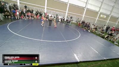 75 lbs Placement (4 Team) - Liliana Sharp, Utah Green vs Penelope Soto, Team Arizona