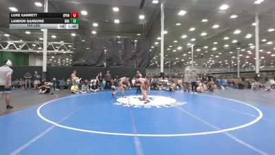 154 lbs Rr Rnd 3 - Luke Garrett, Henlopen Hammers - HSC vs Landon Sansone, Dark Horse Red - HSC