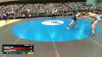 138 lbs Champ. Round 1 - Kash Hendrick, South Tahoe vs Moses Cain, Harrisburg