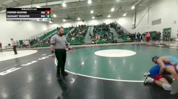 132 lbs Champ. Round 1 - Porter Hoover, Evanston vs Zachary Trosper, Wyoming Indian