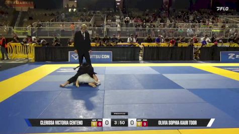 Olivia Sophia Kaur Toor vs Clerissa Victoria Centeno 2025 Pan Kids Jiu-Jitsu IBJJF Championship