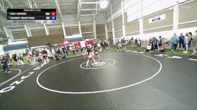 105 lbs 1st Place Match - Nox Obrien, Wasatch Wrestling Club vs Johnny Whitford, Sanderson Wrestling Academy