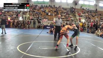 110 lbs Cons. Round 2 - Jaxon Bailey NE5, Highland Hornets vs Alex Bradford SW-, West Liberty-Salem