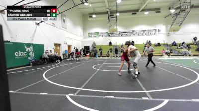 157 lbs 3rd Place Match - Vicente Tizoc, Victor Valley vs Camden Williams, Bakersfield College