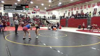 155 lbs Cons. Semi - Morgan Bills, Dubuque Hempstead vs Emma Harridge, Camanche