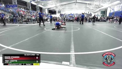 140 lbs Round 3 - David Standen, Nebraska WA vs Trey Hoette, Angry Fish