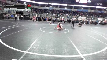 92 lbs Consi Of 8 #2 - Nolan Varns, Butler Youth WC vs Oliver Westphal, Sabertooth WC