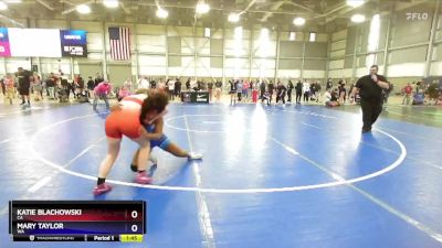61 lbs Champ. Round 2 - Katie Blachowski, CA vs Mary Taylor, WA