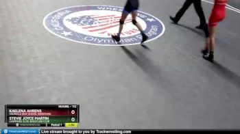 112 lbs Semifinal - Kaelena Ahrens, Vacaville High School Wrestling vs Stevie Joyce Martin, Livermore Elite Wrestling Club