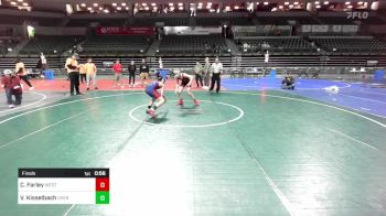 100 lbs Final - Connor Farley, Westfield vs Vincent Kisselbach, Overtime
