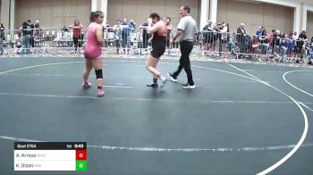 145 lbs Consi Of 16 #2 - Annalese Arroyo, Reverence Grappling vs Kiwi Dizon, Paw