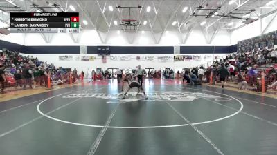 Boys 122 lbs Champ. Round 1 - Landyn Savangsy, Pleasant Valley Boys vs Kamdyn Emmons, Hope Boys