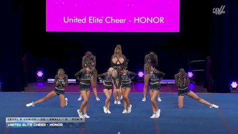 United Elite Cheer - HONOR [2026 L2 Junior - D2 - Small - B Semis] 2026 The D2 Summit