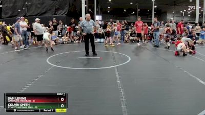 56 lbs Semis (4 Team) - Sam Levine, Warhawks Wrestling vs Colvin Smith, Dynasty National Team