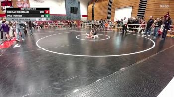 105B Quarterfinal - Brogan Tidemann, Worland Middle School vs Jace Porter, Lander Middle School