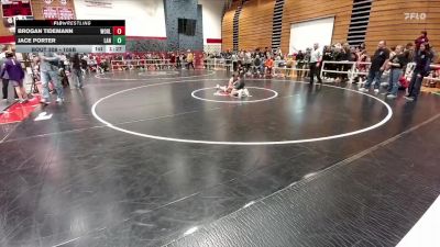 105B Quarterfinal - Brogan Tidemann, Worland Middle School vs Jace Porter, Lander Middle School