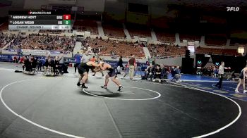 D1-215 lbs Champ. Round 1 - Andrew Hoyt, Desert Vista High School vs Logan Webb, Highland High School