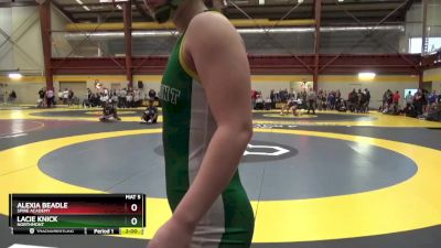 125 lbs Quarterfinal - Lacie Knick, NorthMont vs Alexia Beadle, Spire Academy