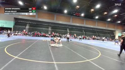 150 lbs Cons. Round 2 - Dylan Kelley, Oak Ridge vs Steven Stogsdill, Lakeview