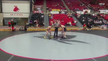 165 lbs Cons. Round 4 - Gavin Morawitz, Quincy vs Gage Bernall, Central Missouri