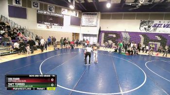 70 lbs Cons. Semi - Taft Torres, Payson Lion Wrestling Club vs Vin Farr, Southern Utah Elite
