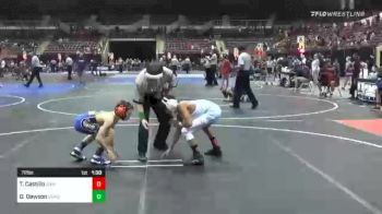 72 lbs Quarterfinal - Tate Castillo, Idaho Gold vs Drew Dawson, Umpqua Wrestling Club