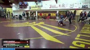 125 lbs Champ. Round 1 - Luciano Fasulo, Eastern Oregon University (Ore.) vs James Maheras, Arizona Christian University (Ariz.)