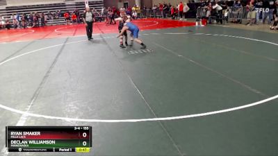 155 lbs Cons. Round 3 - Declan Williamson, Minnewaska vs Ryan Smaker, Mille Lacs