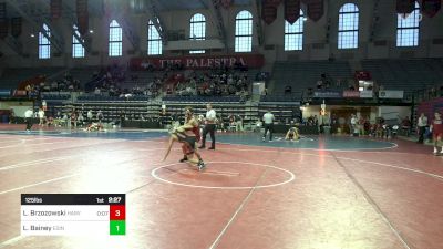 125 lbs Consi Of 8 #2 - Logan Brzozowski, Harvard vs Landon Bainey, Edinboro