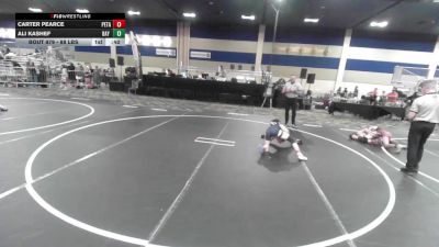 88 lbs Consi Of 16 #2 - Carter Pearce, Petaluma WC vs Ali Kashef, Bay Area Dragons WC