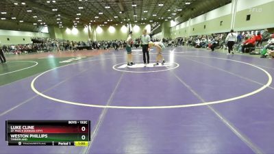 132C Champ. Round 1 - Luke Cline, St. Pius X (Kansas City) vs Weston Phillips, Timberland