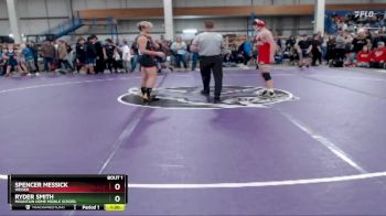 138 lbs Champ. Round 1 - Ryder Smith, Mountain Home Middle School vs Spencer Messick, Weiser